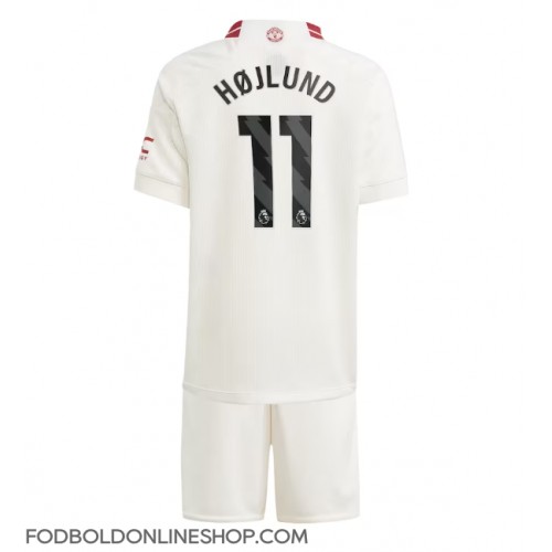 Manchester United Rasmus Hojlund #11 Tredje trøje Børn 2023-24 Kortærmet (+ Korte bukser)